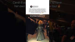 Cardi B makes her way to the Essence Festival stage #cardib 