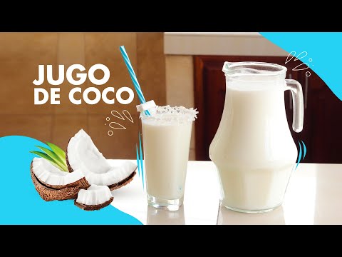 ¿Cómo hacer un rico Jugo de Coco 🥥? FÁCIL | Recetas Caseras @cocinaconrocioec
