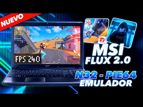 Nuevo EMULADOR LITE para PC GAMA BAJA y MEDIA 🚨MSI FLUX 2.0 ✅ Cómo DESCARGAR Free Fire en PC