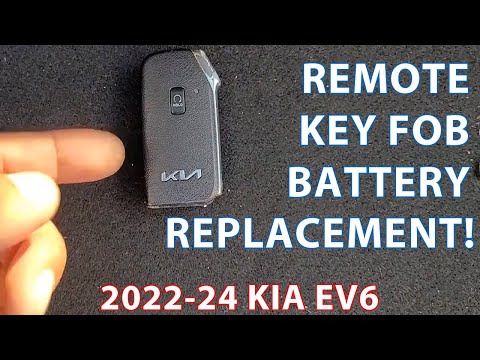 How To Replace 2022-2024 KIA EV6 Key Fob Battery.