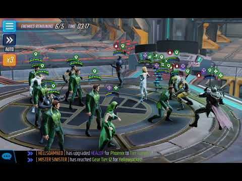 Almost 300k punch up on emmarauders with X-Factor!!! Bring NAMOR! MSF Marvel Strike Force