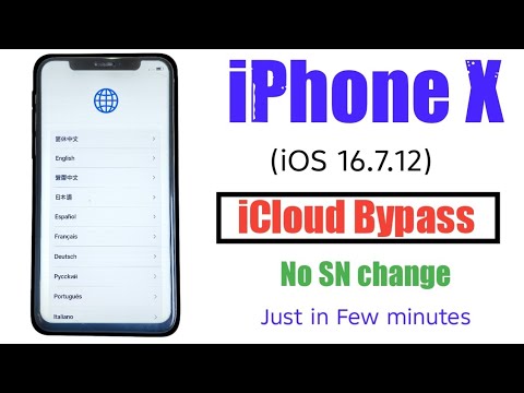 iPhone X iOS 16.7.12 Free Unlock/iCloud Bypass No SN Signal | Unlock Tool 2025
