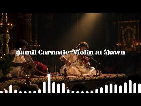 Tamil Carnatic Violin at Dawn
