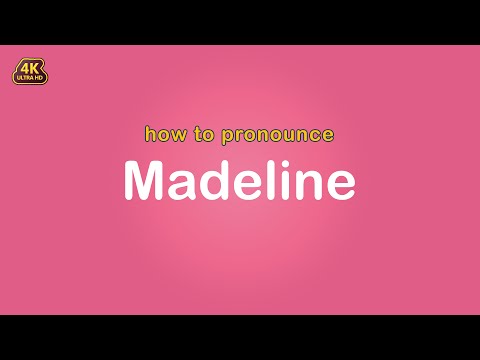 how to pronounce Madeline 【Name】