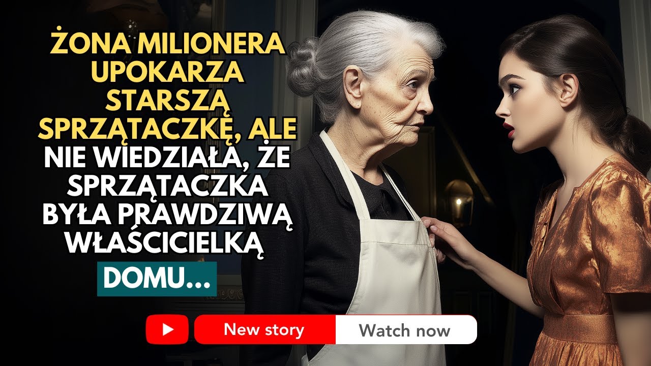Żona Milionera Upokarza Starszą Sprzątaczkę, Ale Nie Wiedziała, Że Sprzątaczka Była Prawdziwą...