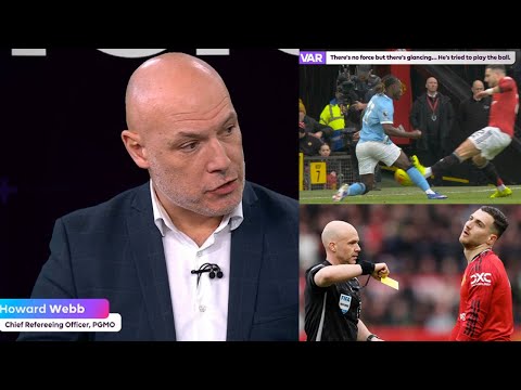 PGMOl Howard Webb Explains: Why Was Diogo Dalot Not Sent Off? Match Officials Mic'd Up