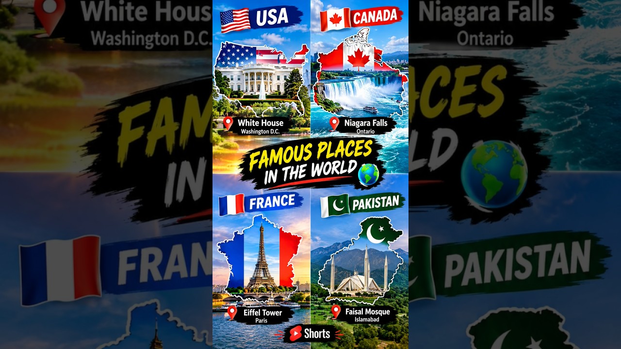 Can You Identify These Famous World Landmarks? 🌍#shorts #vairalvideo #shortsfeed #shortsviral