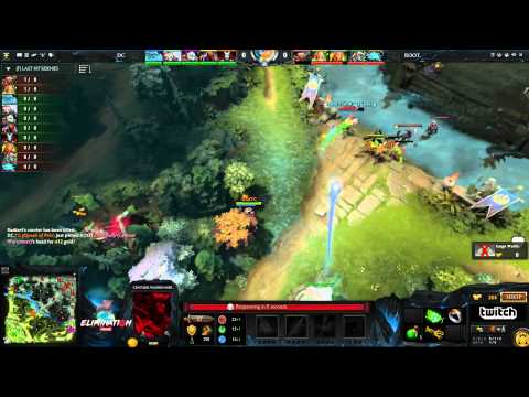 Courier trade at it finest, nice play by TC. DC vs ROOT.