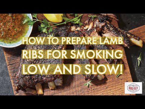How to prepare and trim lamb ribs for low and slow