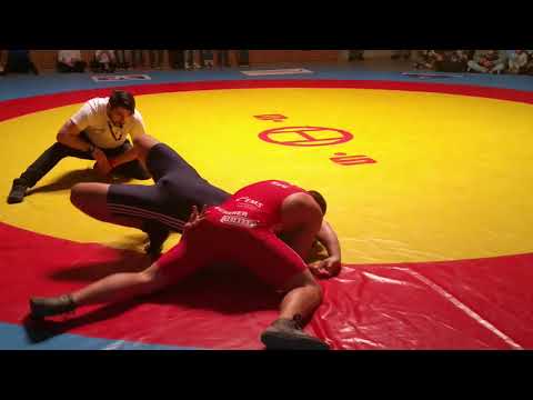 19.10.2019 RWG vs. SV Fahrenbach - 130kg Gr-Röm: Johan Gustafsson vs Martin Arnold