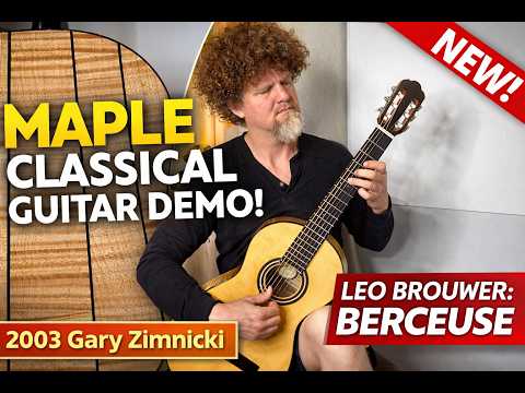 2003 Gary Zimnicki Classical Guitar #149 – Figured Maple/Spruce, , w/ Pickup image 13