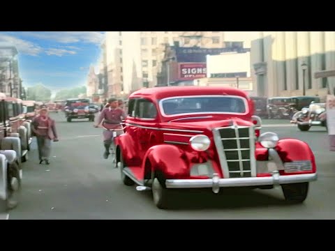 New Orleans, Louisiana 1930s in color [60fps, Remastered] w/sound design added