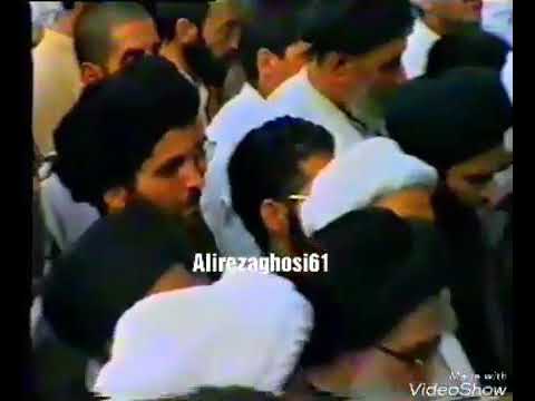 ⁣سماحة السيد الروحاني مصلياً على أخيه....