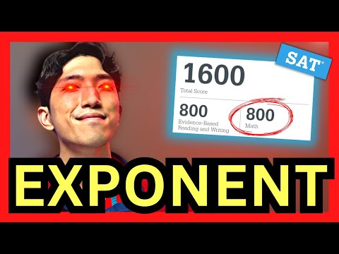 [December SAT Math] Exponents - EVERYTHING You Need In One VIDEO - Summary + Practice