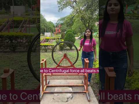 Centrifugal Force | Circular Motion | Physics Experiment | #shorts #centrifugal #force #physics #art