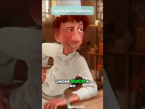 English listening. "Learn English with Ratatouille"