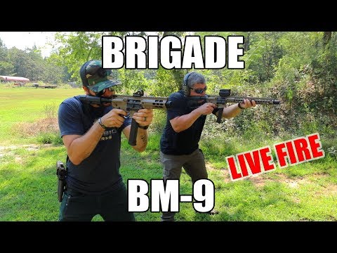 BM-9 Live Fire With The Owner Of Brigade Manufacturing