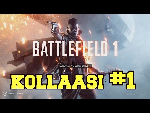 Battlefield 1 kollaasi - Taitolentelyä & Squad wall of fame