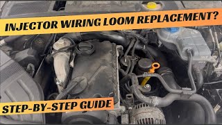 P1261 P1263 P1265 P1267 1.9 TDI PD Injector Wiring harness loom replacement Audi VW Seat Skoda