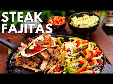 Grilled Flat Iron Steak Fajitas - How to make delicious Fajitas at home