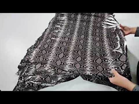 SNAKE EMBOSSED LEATHER