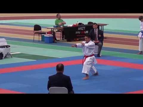 Karate1 Leipzig 2017 - Issei Shimbaba - Seisan