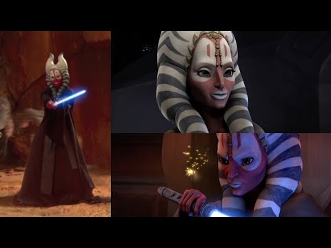 Shaak Ti Scenes (Ep 2, Clone Wars, Ep 3)