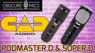 The Masters of Pod?  The CAD USB Podmaster D &amp; Super D - The Perfect Names For An Obscure Mics Video