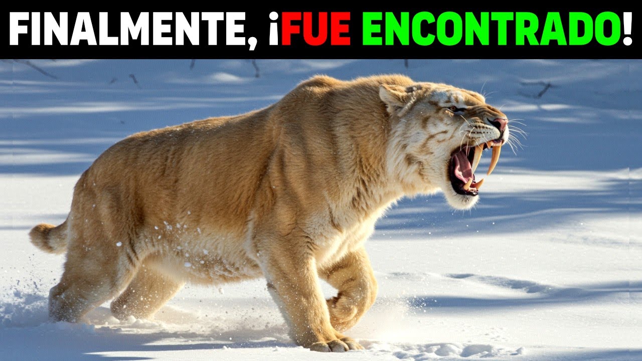 AHORA, ¡el Tigre dientes de sable ENCONTRADO en Siberia puede ser el fin del Tigre Siberiano!