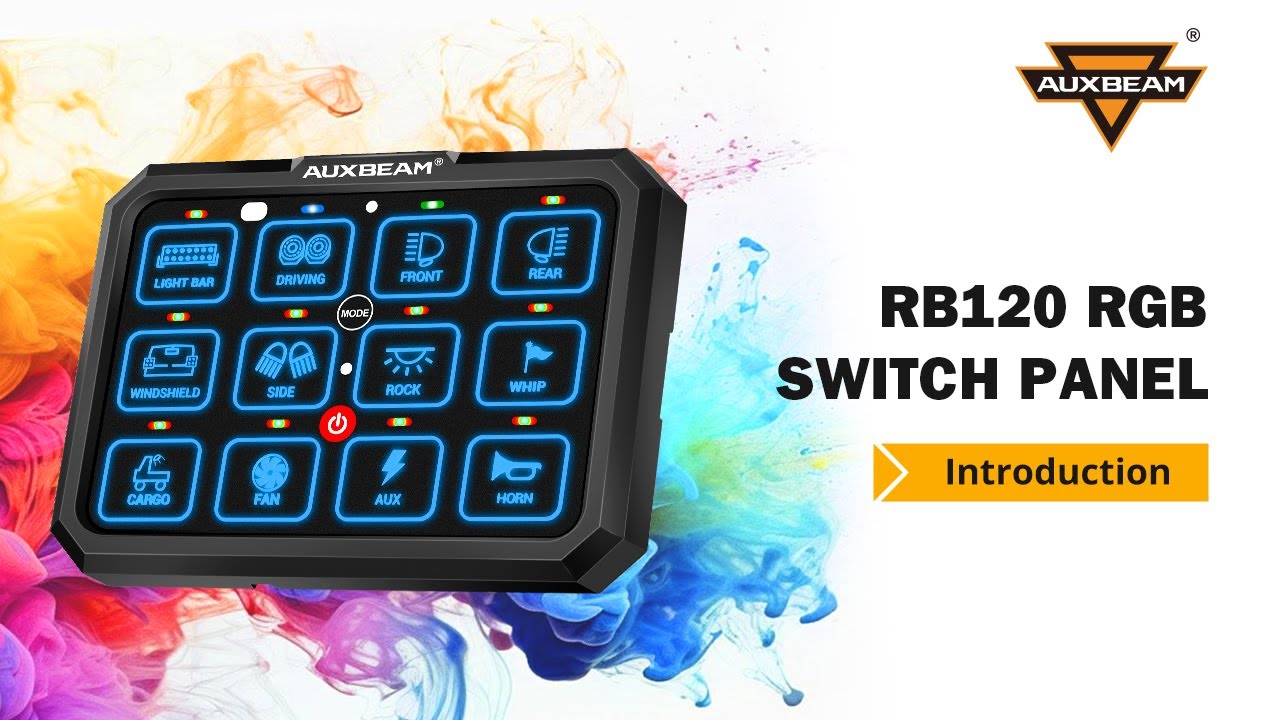 NEW! RB120 RGB Switch Panel 3 Mode Supported (Two-Sided Outlet)