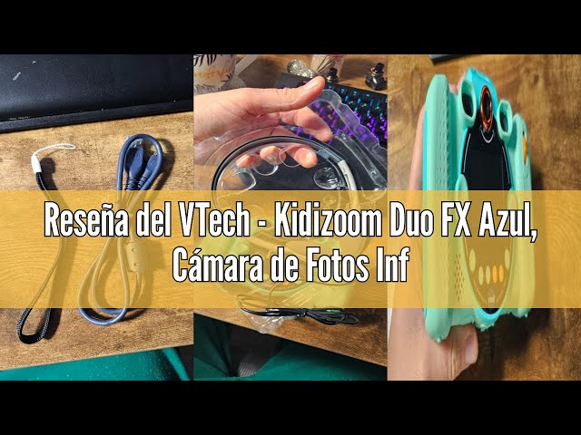 Vídeo relacionado con VTech - Kidizoom Duo FX Azul, Cámara de Fotos Infantil, Selfies, Vídeo, Pantalla a Color, Estudio de cómic, Filtros y Efectos Divertidos, Regalo para niños de 4 a 12 años, Contenido en español