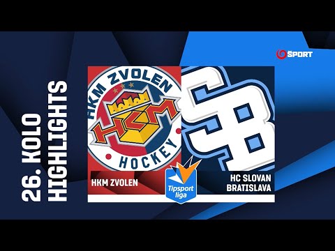 26. kolo: HKM Zvolen – HC Slovan Bratislava 0:3 (0:0, 0:1, 0:2)