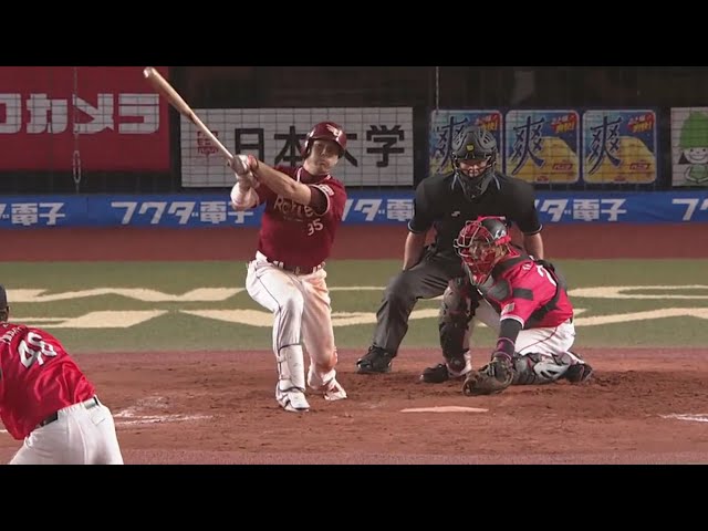 【9回表】イーグルス・島内 右中間を破るタイムリー3ベースヒットで貴重な追加点!! 2019/9/19 M-E