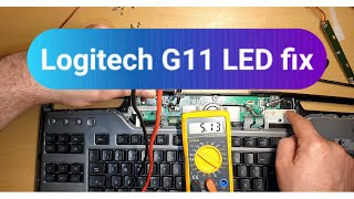 Video thumbnail for Logitech G11 Tastatur LED fix by Chrfilmer