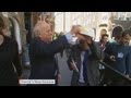 UKIPs Godfrey Bloom hits reporter Michael Crick.