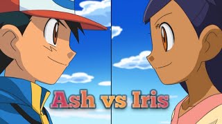 Ash vs Iris final club battle | Pokemon black and white |