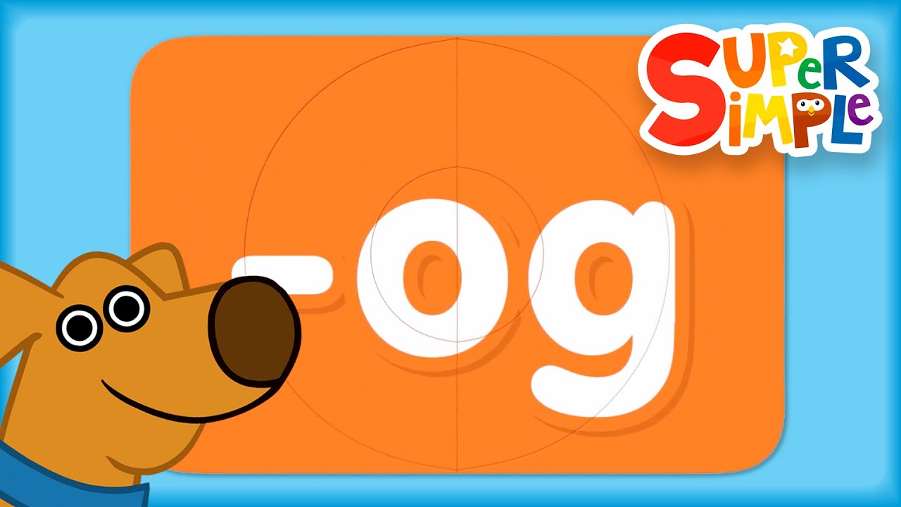 Learn How To Read Words In The "og" Word Family | Turn & Learn ABCs | Preschool Learning