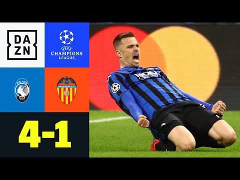 Ilicic & Co. mit (fast) perfektem Hinspiel: Atalanta - Valencia 4:1 | UEFA Champions League | DAZN