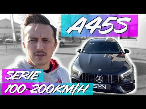 Wie schnell ist der Mercedes A45S AMG Serie und wieviel Leistung hat er?