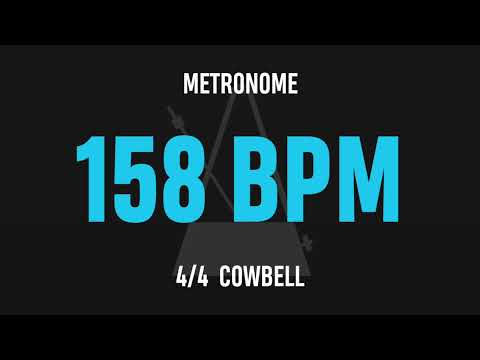 158 BPM 4/4 - Best Metronome (Cowbell)