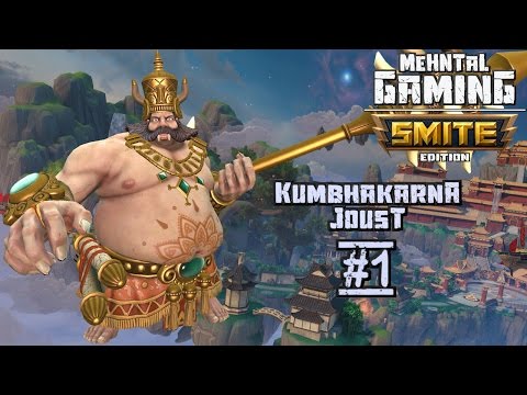 SMITE Joust Action - Kumbhakarna - Geb has a fat butt (Confirmed)