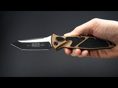 Microtech Socom Elite Tan Tanto Black 204P Plain Edge Microtech Socom Elite Tan Tanto Black 204P Plain Edge