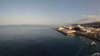 preview picture of video 'Roseau, Dominica - Jewel of the Seas Arrival Time Lapse HD (2015)'