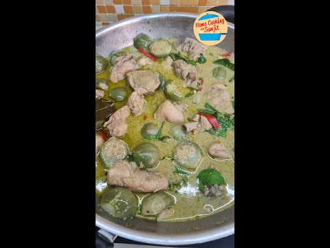 🍃🥥🔥 Homemade Green Curry Chicken 🔥🥥🍃