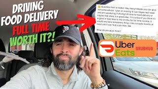 Is Driving Food Delivery FULL TIME Worth It? Uber Eats | DoorDash | Grubhub