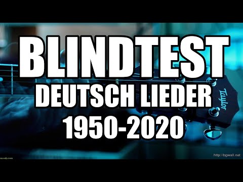 Blindtest deutsch easy - 1950-2020 - Deutsch Lieder