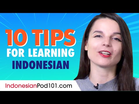 Top 10 Tips for Learning Indonesian