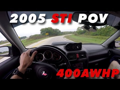 400hp Blobeye STI POV Intense Accelerations