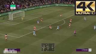 FIFA 21 4K 60 FPS Amazing Realism LIVE Broadcast Camera  Manchester City vs Arsenal