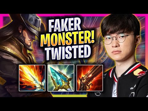 FAKER IS A MONSTER WITH TWISTED FATE! - T1 Faker Plays Twisted Fate MID vs Sylas! | Season 2025